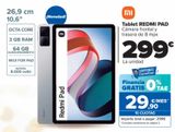 Oferta de Tablet REDMI PAD por 299€ en Carrefour