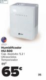 Oferta de Humidificador HU-500 Artrom por 65€ en Carrefour