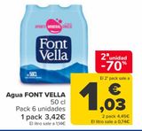 Oferta de Agua FONT VELLA por 2,64€ en Carrefour