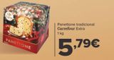 Oferta de Panettone tradicional Carrefour Extra por 5,79€ en Carrefour