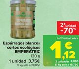Oferta de Espárragos blancos cortos ecológicos EMPERATRIZ por 3,75€ en Carrefour