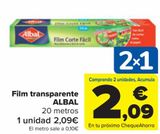 Oferta de Film transparente ALBAL  por 2,09€ en Carrefour