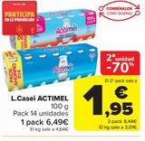 Oferta de L.Casei ACTIMEL  por 6,49€ en Carrefour