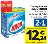 Oferta de Detergente en polvo COLON  por 12,24€ en Carrefour
