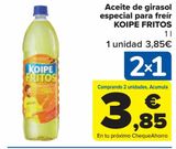 Oferta de Aceite de girasol especial para freír KOIPE FRITOS por 3,85€ en Carrefour