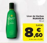 Oferta de Licor de hierbas RUAVIEJA por 8,6€ en Carrefour
