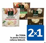 Oferta de En TODA la pasta fresca rellena GALLO en Carrefour