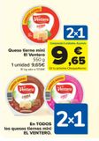 Oferta de Queso tierno mini El Ventero por 9,65€ en Carrefour