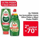 Oferta de En TODOS los lavavajillas mano Ultra Poder y Maxi Poder FAIRY  en Carrefour