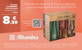 Oferta de Cerveza ALHAMBRA Pack Navidad por 8,59€ en Carrefour