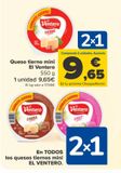 Oferta de Queso tierno mini El Ventero por 9,65€ en Carrefour