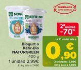 Oferta de Biogurt o Kéfir-Bio NATURGREEN  por 2,99€ en Carrefour