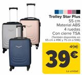 Oferta de Trolley Star Plus  por 39€ en Carrefour