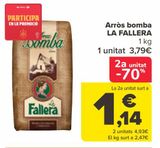 Oferta de Arroz Bomba LA FALLERA por 3,79€ en Carrefour