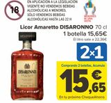 Oferta de Licor Amaretto DISARONNO por 15,65€ en Carrefour