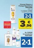 Oferta de Champú Repara y Protege Nutri Pro-V PANTENE por 3,96€ en Carrefour
