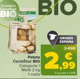 Oferta de Patata Carrefour BIO por 2,99€ en Carrefour