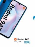 Oferta de Redmi 9  ការ  mi Redmi 9AT PVPR 129€ 119€  por 119€ en Movistar