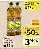 Oferta de Aceite de oliva virgen extra Borges por 6,89€ en Caprabo