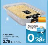 Oferta de Canelones de carne Casa Mas por 3,75€ en Caprabo