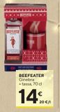 Oferta de Ginebra Beefeater por 14€ en Caprabo