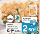 Oferta de Pechuga de pollo por 12,49€ en Caprabo