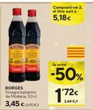 Oferta de Vinagre de módena Borges por 3,45€ en Caprabo