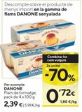 Oferta de Flan Danone por 2,39€ en Caprabo