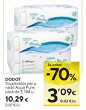 Oferta de Toallitas húmedas para bebé Dodot por 10,29€ en Caprabo