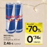 Oferta de Bebida energética Red Bull por 2,46€ en Caprabo