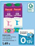 Oferta de Leche sin lactosa Pascual por 1,49€ en Caprabo