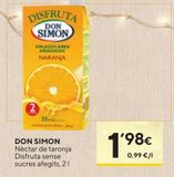 Oferta de Néctar de naranja Don Simón por 1,98€ en Caprabo