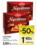 Oferta de Galletas napolitanas Cuétara por 2,8€ en Caprabo