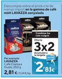 Oferta de Café molido lavazza por 2,81€ en Caprabo