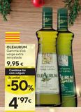 Oferta de Aceite de oliva virgen extra Oleaurum por 9,95€ en Caprabo