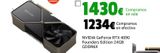 Oferta de NVIDIA GeForce RTX 4090 Founders Edition 24GB GDDR6X por 1234€ en CeX