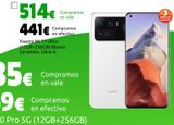 Oferta de Xiaome Mi 11 Ultra (12GB+256GB) Blanco Ceramico, Libre A por 441€ en CeX