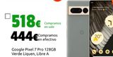 Oferta de Google Pixel 7 Pro 128GB Verde Liquen, Libre A por 432€ en CeX