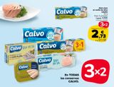 Oferta de Atún claro en aceite de oliva CALVO por 4,09€ en Carrefour Market