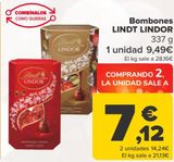 Oferta de Bombones LINDT LINDOR por 9,49€ en Carrefour