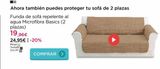 Oferta de Funda de sofá Tatay por 19,96€ en La tienda en casa