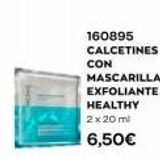 Oferta de 160895  CALCETINES  CON  MASCARILLA EXFOLIANTE HEALTHY 2x 20 ml 6,50€  en AVON