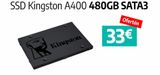 Oferta de SSD Kingston A400 480GB SATA3  Kingston  Ofertón  33€  por 33€ en App Informática