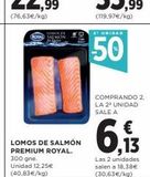 Oferta de Lomos de salmón Premium en Hipercor