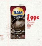 Oferta de RAM  ALAT ZA  Chocolate  tradicional  IL  1,99€  Chocolate a la taza RAM  Litro  en Supermercados Plaza