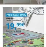Oferta de STADSDEL alfombr 130x133 por 19,99€ en IKEA