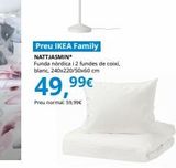 Oferta de NATTJASMIN fnórdica +2falmohada 240x220/50x60 bl por 49,99€ en IKEA