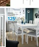 Oferta de EKEDALEN  Taula extensible, blanc, 120/180x80 cm por 125€ en IKEA
