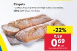 Oferta de Chapata por 0,69€ en Lidl