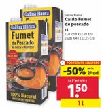 Oferta de Caldo de pescado Gallina Blanca por 2,99€ en Lidl